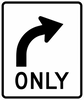 R3-5R-Mandatory Movement Lane Control Sign - Municipal Supply & Sign Co.