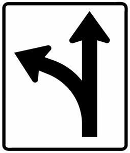 R3-6-Optional Movement Lane Control Sign - Municipal Supply & Sign Co.