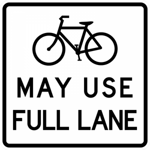 R4-11-Bicycles May Use Full Lane - Municipal Supply & Sign Co.