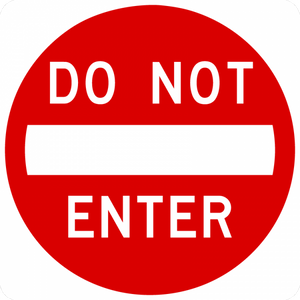 R5-1-Do Not Enter Sign - Municipal Supply & Sign Co.