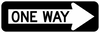R6-1-One Way Sign - Municipal Supply & Sign Co.
