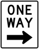 R6-2-One Way Sign - Municipal Supply & Sign Co.