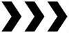 R6-4a-Roundabout Directional(3 chevrons) Sign - Municipal Supply & Sign Co.