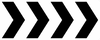 R6-4b-Roundabout Directional(4 chevrons) Sign - Municipal Supply & Sign Co.