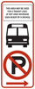 R7-107a-No Parking Sign (with transit logo) - Municipal Supply & Sign Co.