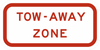 R7-201aP-Tow Away Zone Sign (plaque) - Municipal Supply & Sign Co.