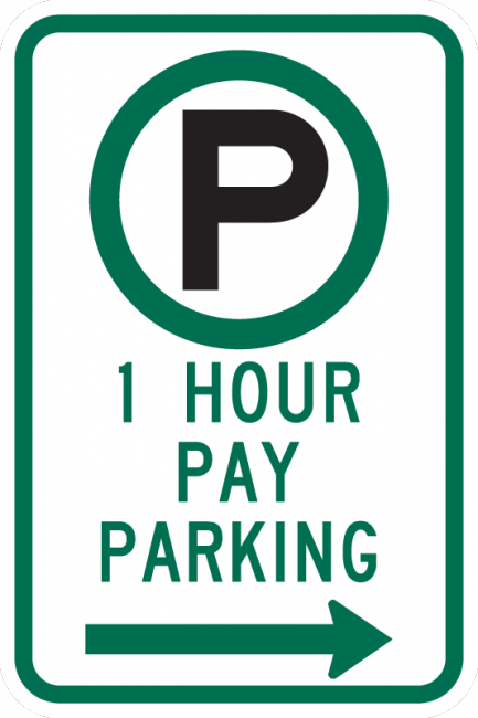 R7-21-1 Hour Pay Parking Sign - Municipal Supply & Sign Co.