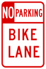 R7-9-No Parking Bike Lane - Municipal Supply & Sign Co.