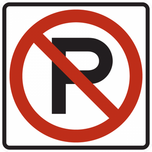 R8-3-No Parking Sign (symbol) - Municipal Supply & Sign Co.