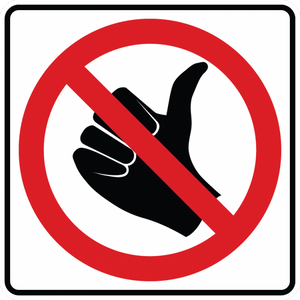 R9-4-No Hitchhiking Sign (symbol) - Municipal Supply & Sign Co.
