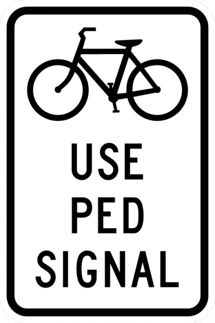 R9-5-Use Ped Signal Sign - Municipal Supply & Sign Co.