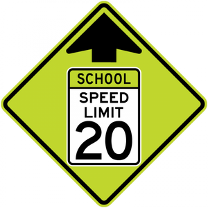 S4-5-Reduced School Speed Limit Ahead Sign - Municipal Supply & Sign Co.