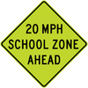 S4-5a-Reduced School Speed Limit Ahead - Municipal Supply & Sign Co.