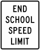 S5-3-End School Speed Limit Sign - Municipal Supply & Sign Co.