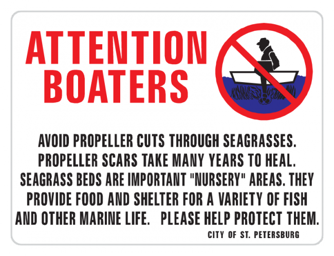 Seagrass Sign - Municipal Supply & Sign Co.
