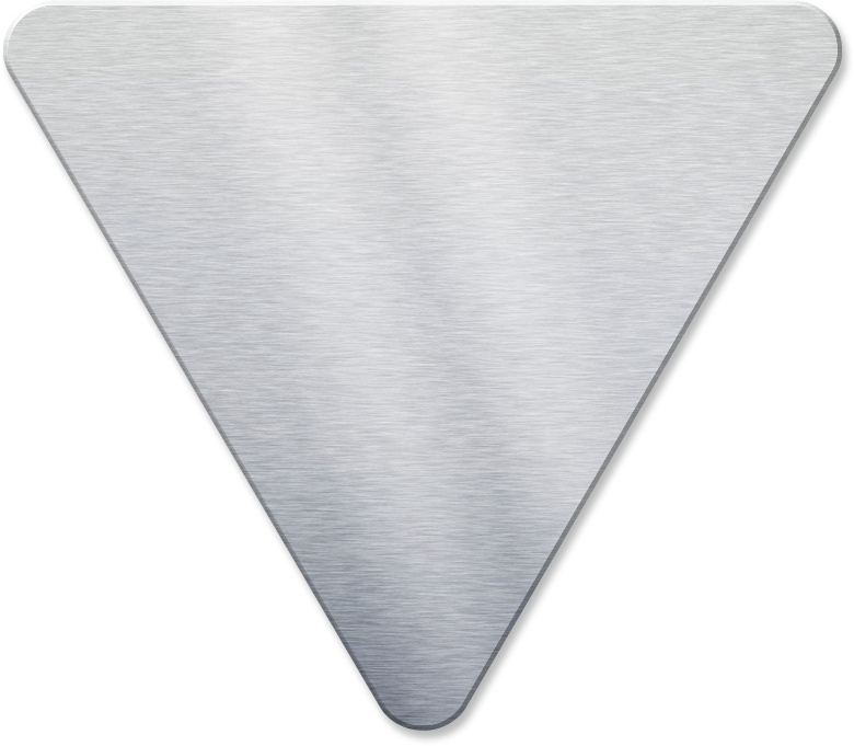 Triangular Aluminum Sign Blanks - Municipal Supply & Sign Co.