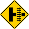 W10-3-Grade Crossing and Intersection Sign - Municipal Supply & Sign Co.