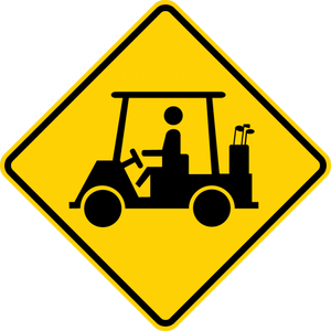W11-11-Golf Cart - Municipal Supply & Sign Co.