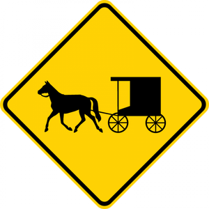 W11-14-Horse-Drawn Vehicle - Municipal Supply & Sign Co.