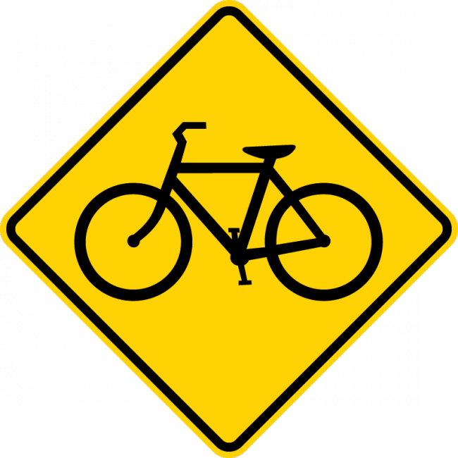 W11-1 - Bicycle Sign - Municipal Supply & Sign Co.