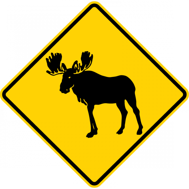 W11-21-Large Animals Sign - Municipal Supply & Sign Co.