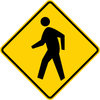 W11-2-Pedestrian Sign - Municipal Supply & Sign Co.