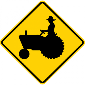 W11-5-Farm Vehicle Sign - Municipal Supply & Sign Co.