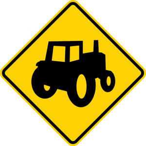 W11-5a-Farm Vehicle Sign - Municipal Supply & Sign Co.