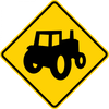 W11-5a-Farm Vehicle Sign - Municipal Supply & Sign Co.