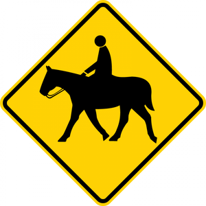 W11-7-Equestrian Sign - Municipal Supply & Sign Co.