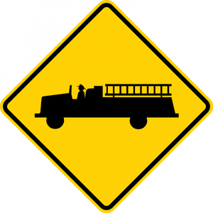 W11-8-Emergency Vehicle Sign - Municipal Supply & Sign Co.
