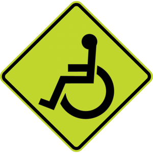W11-9 - Handicapped Sign - Municipal Supply & Sign Co.