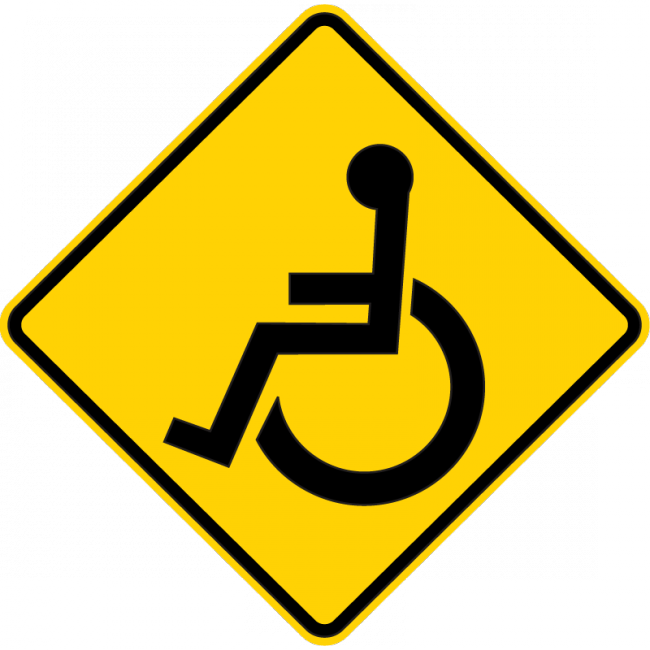 W11-9 - Handicapped Sign - Municipal Supply & Sign Co.