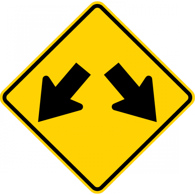 W12-1-Double Arrow - Municipal Supply & Sign Co.