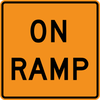 CW13-4P-On Ramp (plaque) - Municipal Supply & Sign Co.