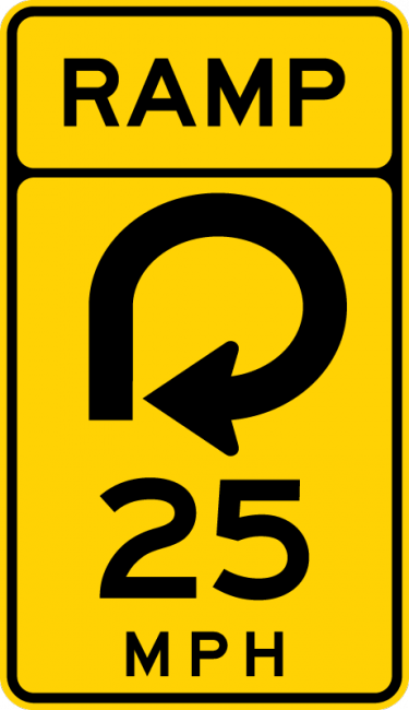 W13-7-Advisory Exit or Ramp Speed - Municipal Supply & Sign Co.