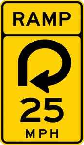 W13-7-Advisory Exit or Ramp Speed - Municipal Supply & Sign Co.