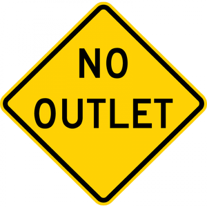 W14-2-No Outlet - Municipal Supply & Sign Co.