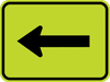 SW16-5P-Turn Arrow Sign - Municipal Supply & Sign Co.