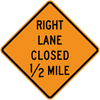 CW20-5-Lane(s) Closed (with distance) - Municipal Supply & Sign Co.