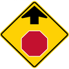 W3-1-Advanced Traffic Control Sign - Municipal Supply & Sign Co.