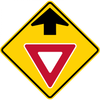 W3-2-Advanced Traffic Control Sign - Municipal Supply & Sign Co.