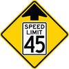 W3-5-Reduced Speed Limit Ahead Sign - Municipal Supply & Sign Co.