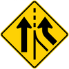 W4-3-Added Lane Sign - Municipal Supply & Sign Co.