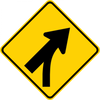 W4-5-Entering Roadway Merge Sign - Municipal Supply & Sign Co.