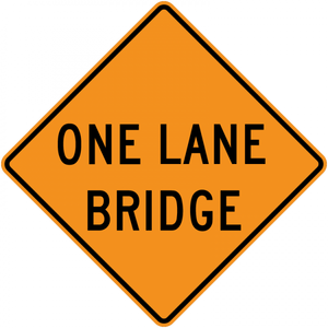 CW5-3-One Lane Bridge - Municipal Supply & Sign Co.