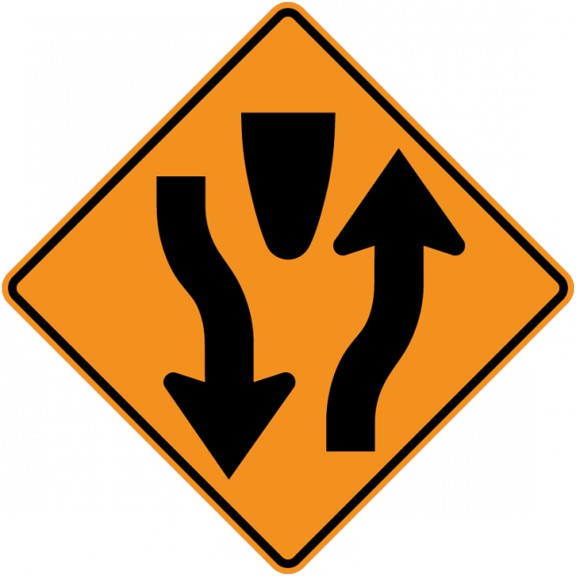 CW6-1-Divided Highway - Municipal Supply & Sign Co.