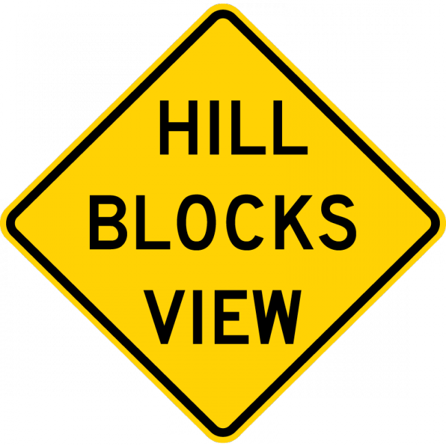 W7-6-Hill Blocks View Sign - Municipal Supply & Sign Co.