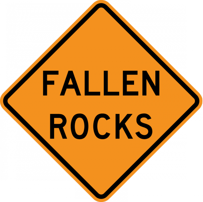 CW8-14-Fallen Rocks - Municipal Supply & Sign Co.