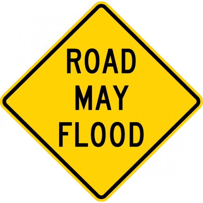 W8-18-Road May Flood Sign - Municipal Supply & Sign Co.
